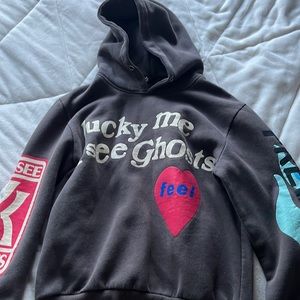 Lucky Me I See Ghosts Kanye West Graphic Hoodie